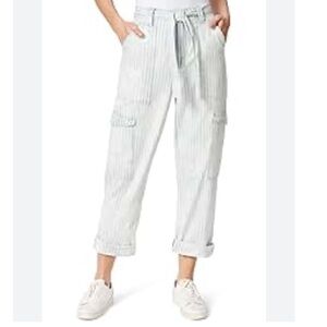 FRAYED Super High Cargo Jeans